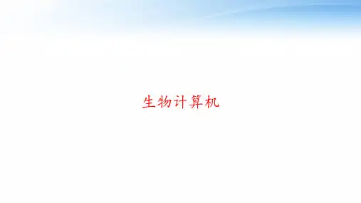 生物计算机 ppt课件