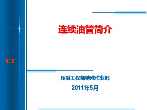 连续油管作业技术