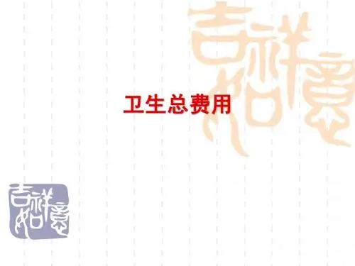 卫生总费用