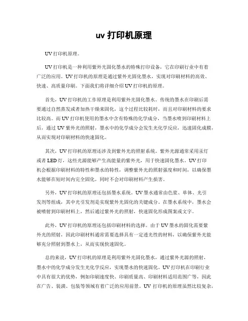 uv打印机原理