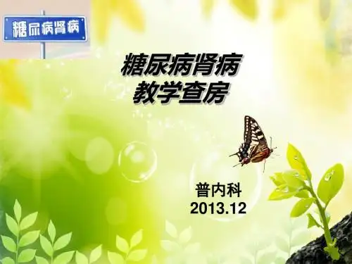 2013.12糖尿病肾病