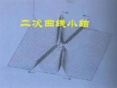人教版高中数学课件 第三册：二次曲线复习