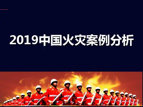 2019中国火灾案例分析_消防工作汇报模板