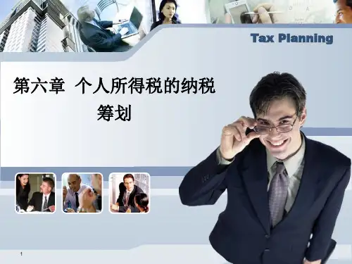 [管理学]税收筹划第六章