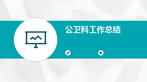 公卫科工作总结PPT