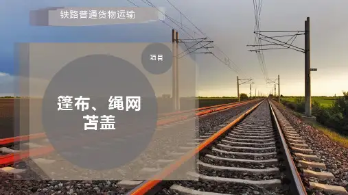 篷布、绳网苫盖