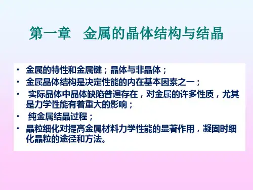 金属材料与热处理课件 ppt课件