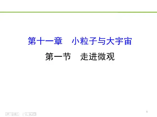 11-1走进微观(课件)沪科版八年级物理全一册