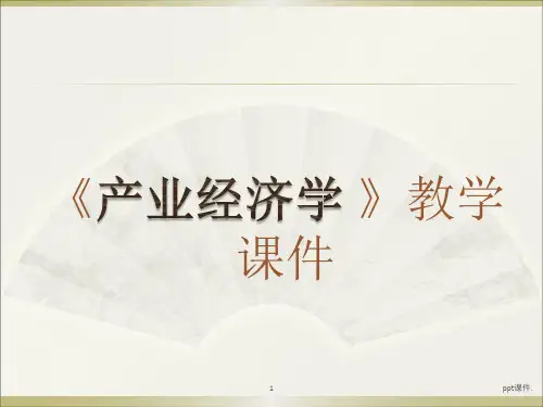 产业经济学ppt课件