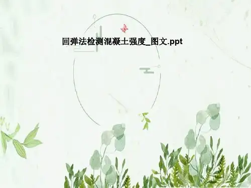 回弹法检测混凝土强度_图文
