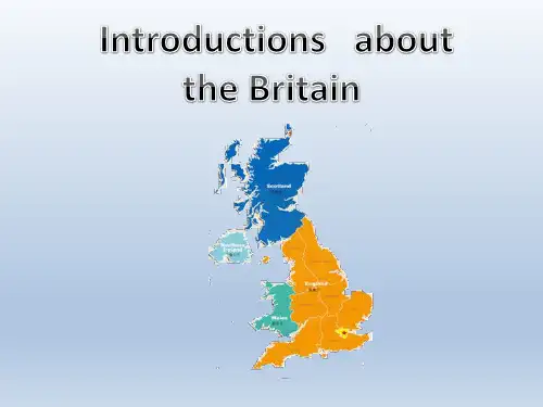 关于英国文化的ppt讲解