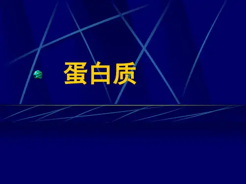 蛋白质 高分子材料.ppt