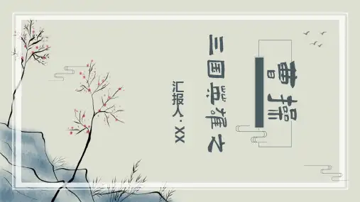 三国英雄之曹操人物介绍PPT模板