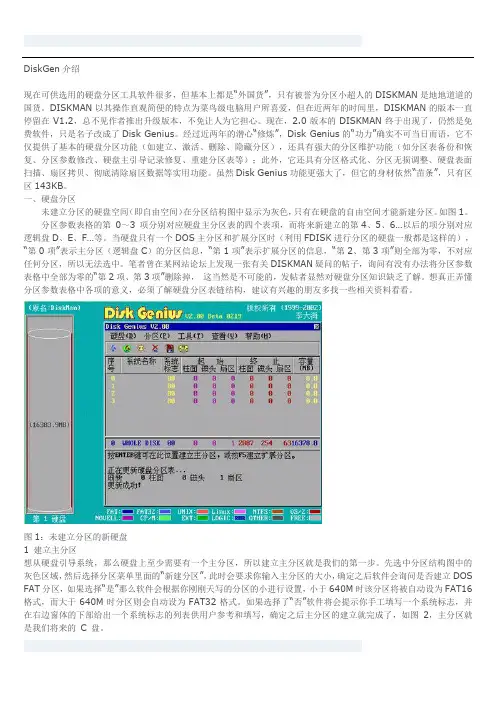 disk gen分区