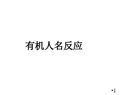 有机人名反应-反应机理