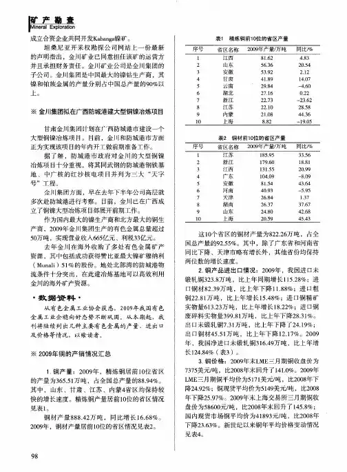 金川集团拟在广西防城港建大型铜镍冶炼项目