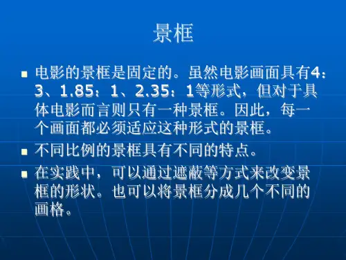 第二章场面调度
