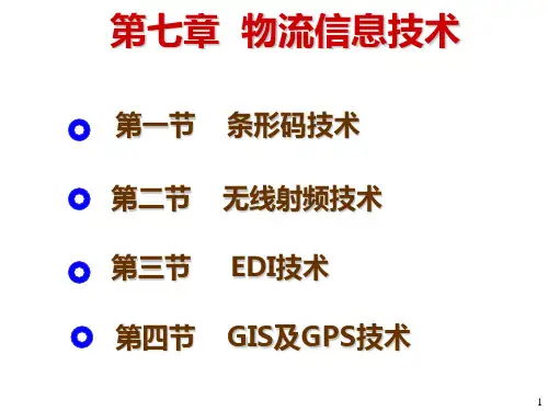 第七章物流信息技术ppt课件