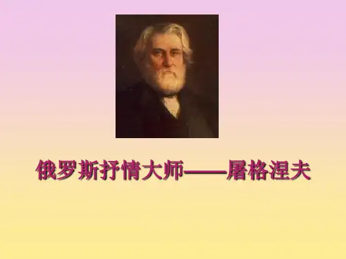 屠格涅夫解析