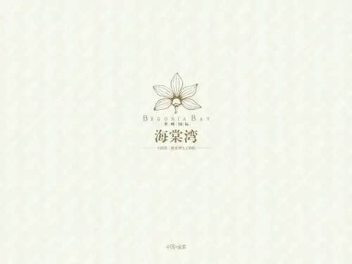 商业地产项目海棠湾PPT项目计划书楼书