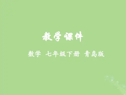 2018-2019学年七年级数学下册 第11章 整式的乘除 11.6 零指数幂与负整数指数幂教学课件