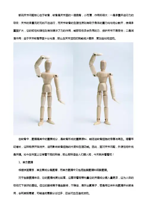 氨糖的种类有几种,哪种适合人们吃