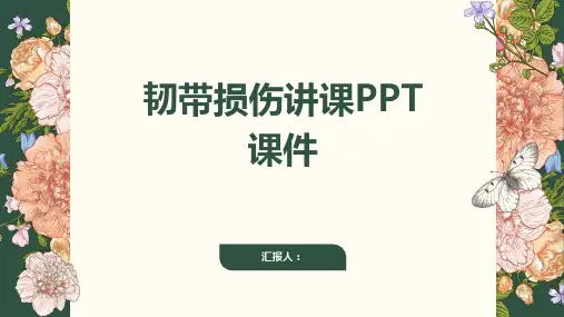 韧带损伤讲课PPT课件