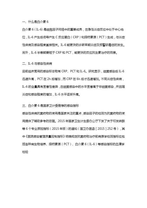白介素6简介