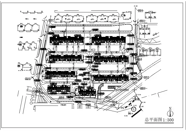 小区规划图纸-总平面CAD图