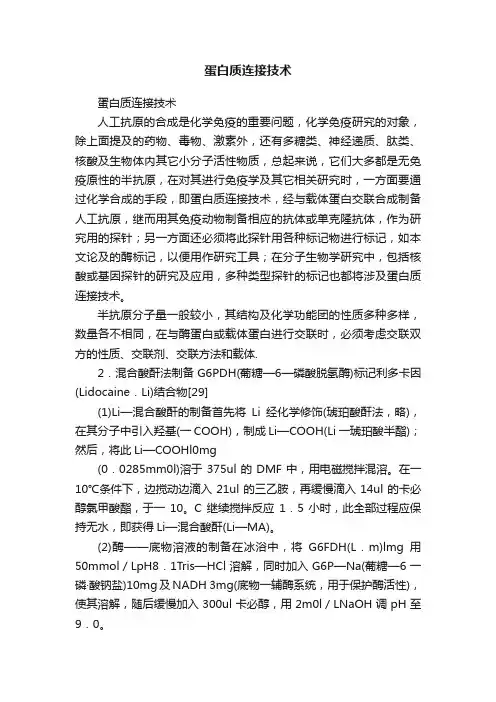 蛋白质连接技术