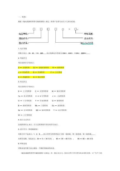 输电线路杆塔命名的方式方法