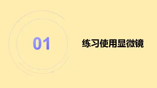 〖生物〗学习使用显微镜(一)课件 2024-2025学年人教版生物七年级上册
