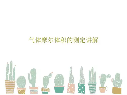气体摩尔体积的测定讲解33页PPT