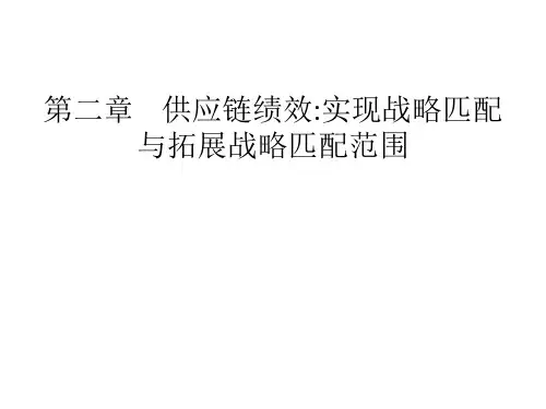 第二章  供应链绩效    (《供应链管理》PPT课件)