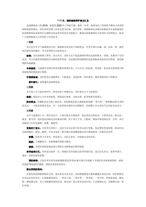 1-12月植保