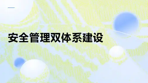 安全管理双体系建设