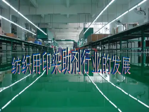 纺织印染助剂PPT课件