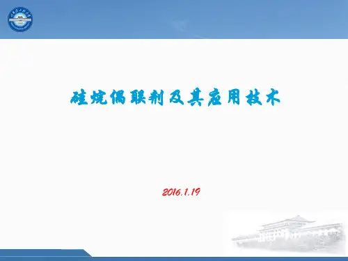 硅烷偶联剂及其应用技术ppt课件