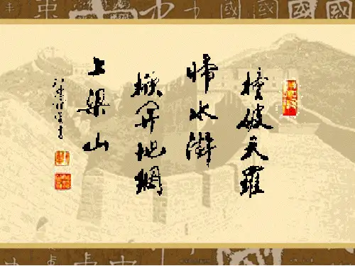 小学高年级水浒传读书交流会ppt课件