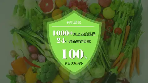 绿色农业超市有机食品蔬菜PPT