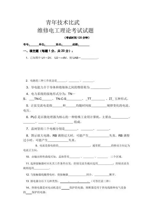 青年技术比武