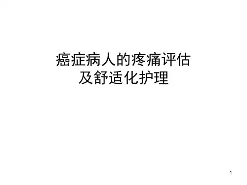 癌痛评估及护理精品PPT课件