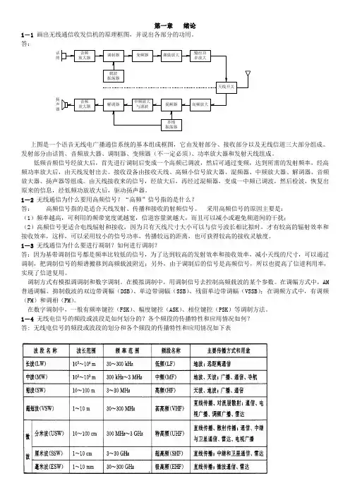 第二版高频电子线路答案