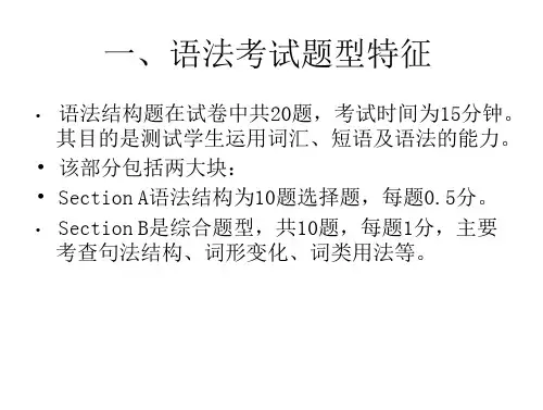 B级词汇语法考试精讲