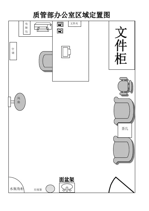 办公室定置图(参考范本)