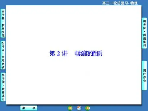 2015届一轮课件6-2 电场能的性质