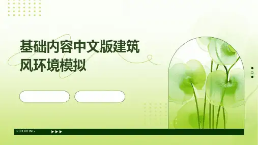 基础内容中文版建筑风环境模拟