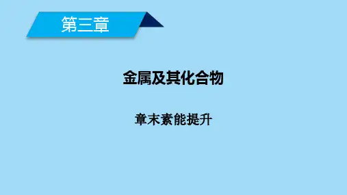 章金属及其化合物素能提升ppt推荐(新)高中化学必修一(新)