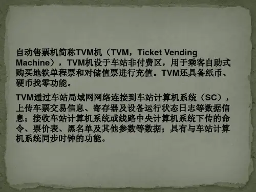 自动售票机简介