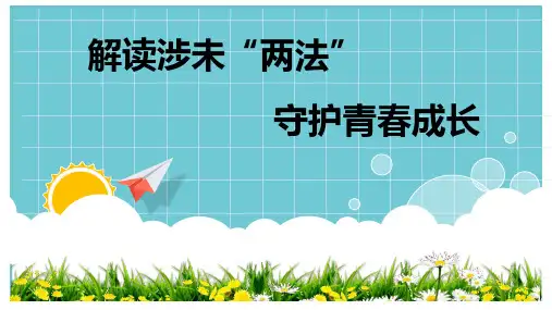 《解读预防未成年人犯罪法》主题班会课件